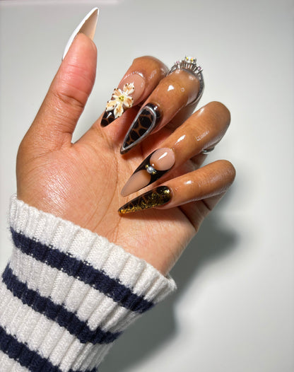 Coffee Long Stiletto