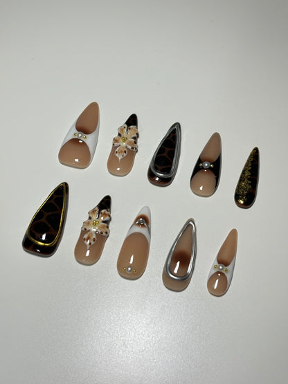 Coffee Long Stiletto